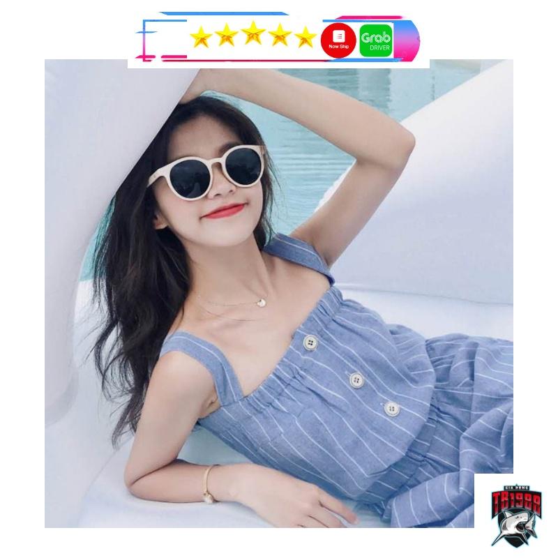 Kính mát nam nữ ulzzang hot nhất đi biển 2020 MÀU TRẮNG