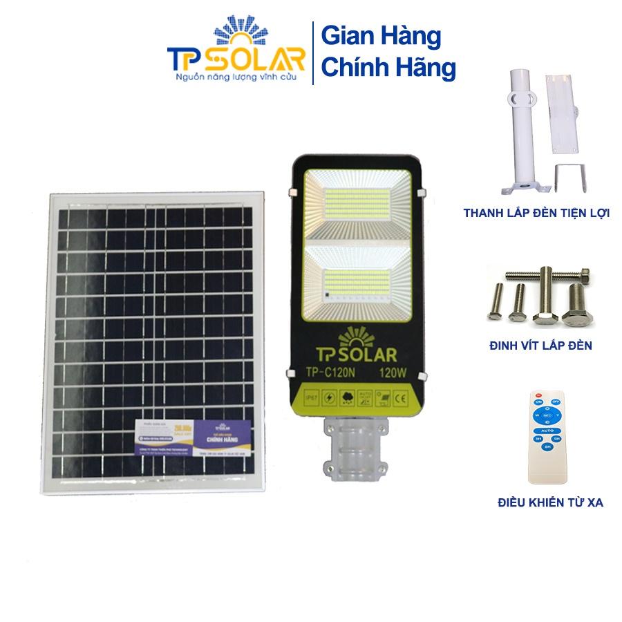 Đèn Bàn Chải Năng Lượng Mặt Trời TP Solar TP-C120N Công Suất 120W Cảm Biến Sáng Tối