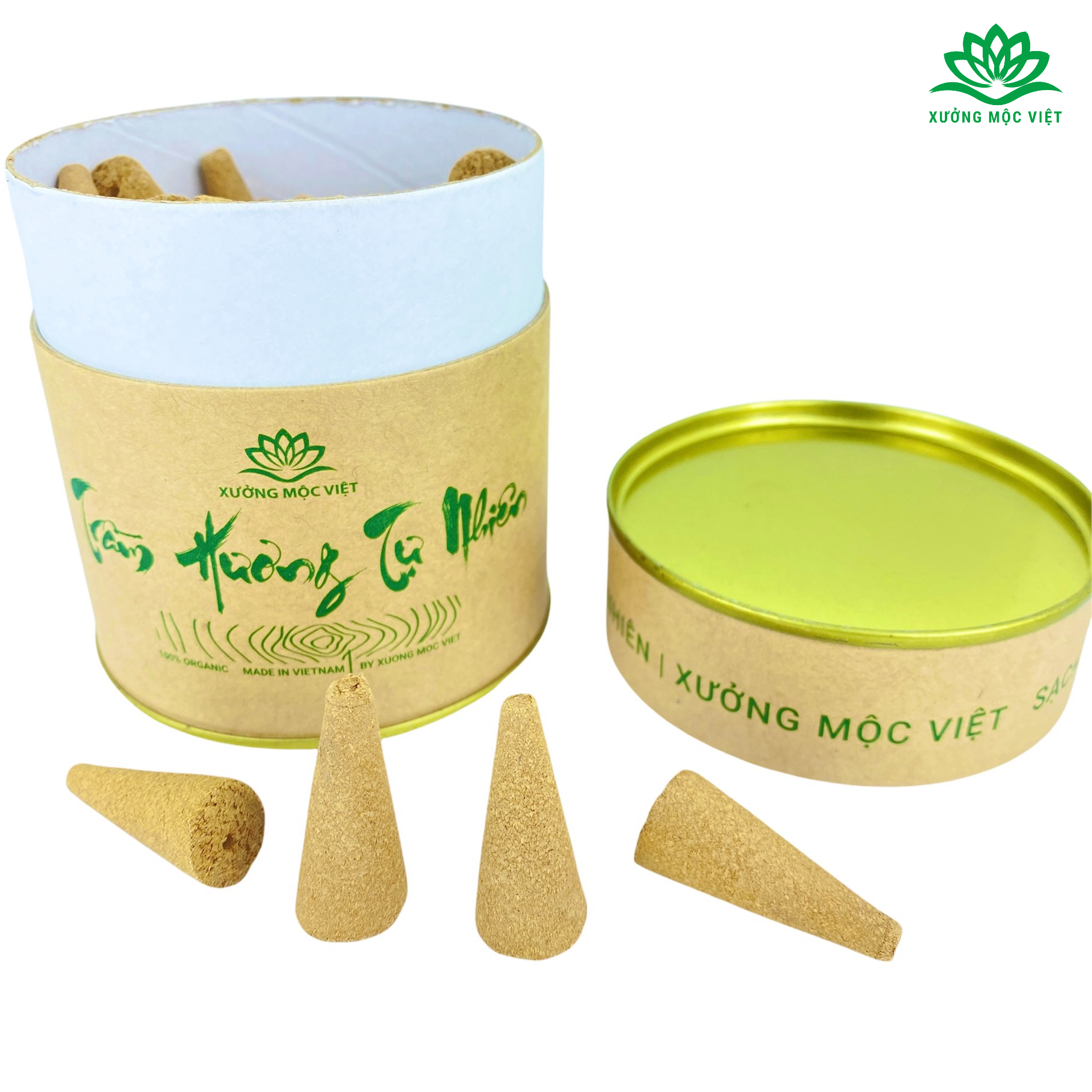 Nhang Nụ Trầm Hương Tự Nhiên Sạch - 100% Organic Giúp Tinh Thần Thư Giãn, Giảm Căng Thẳng Với Hương Thơm Dịu Nhẹ (100G)