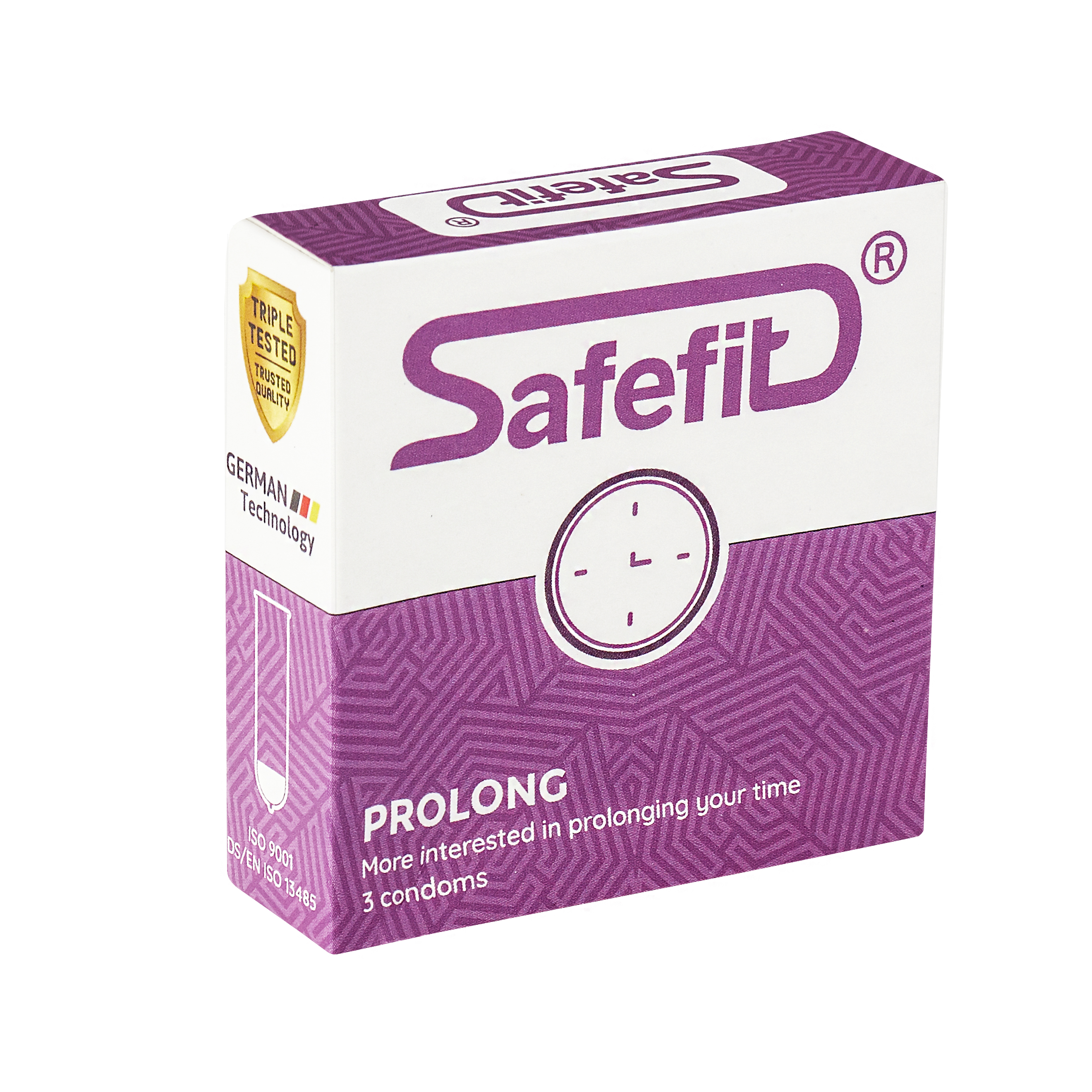 Bao cao su SafeFit ProLong hộp 3 cái