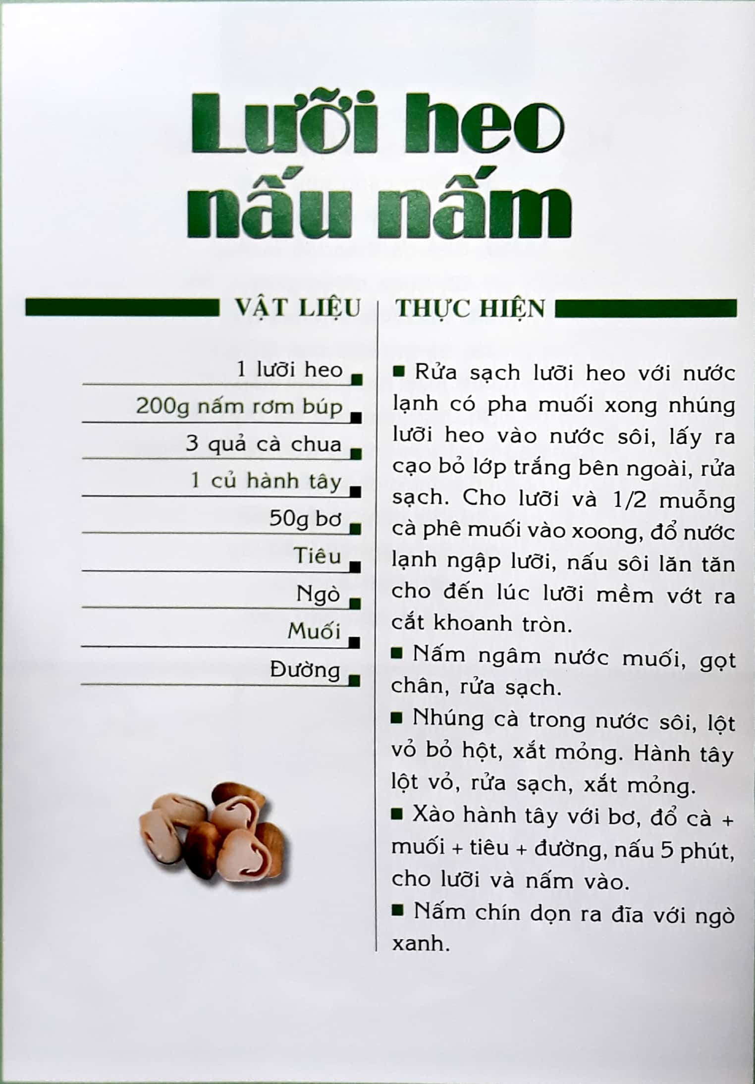 Món Ăn Đãi Khách - VT