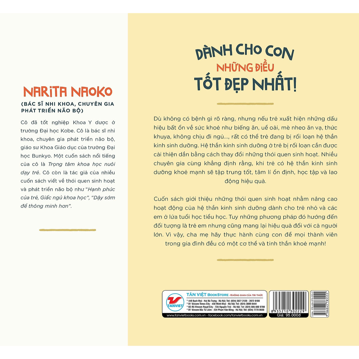 Dành Cho Con Những Điều Tốt Đẹp Nhất - 62 Thói Quen Tốt Giúp Trẻ Có Hệ Thần Kinh Sinh Dưỡng Khỏe Mạnh