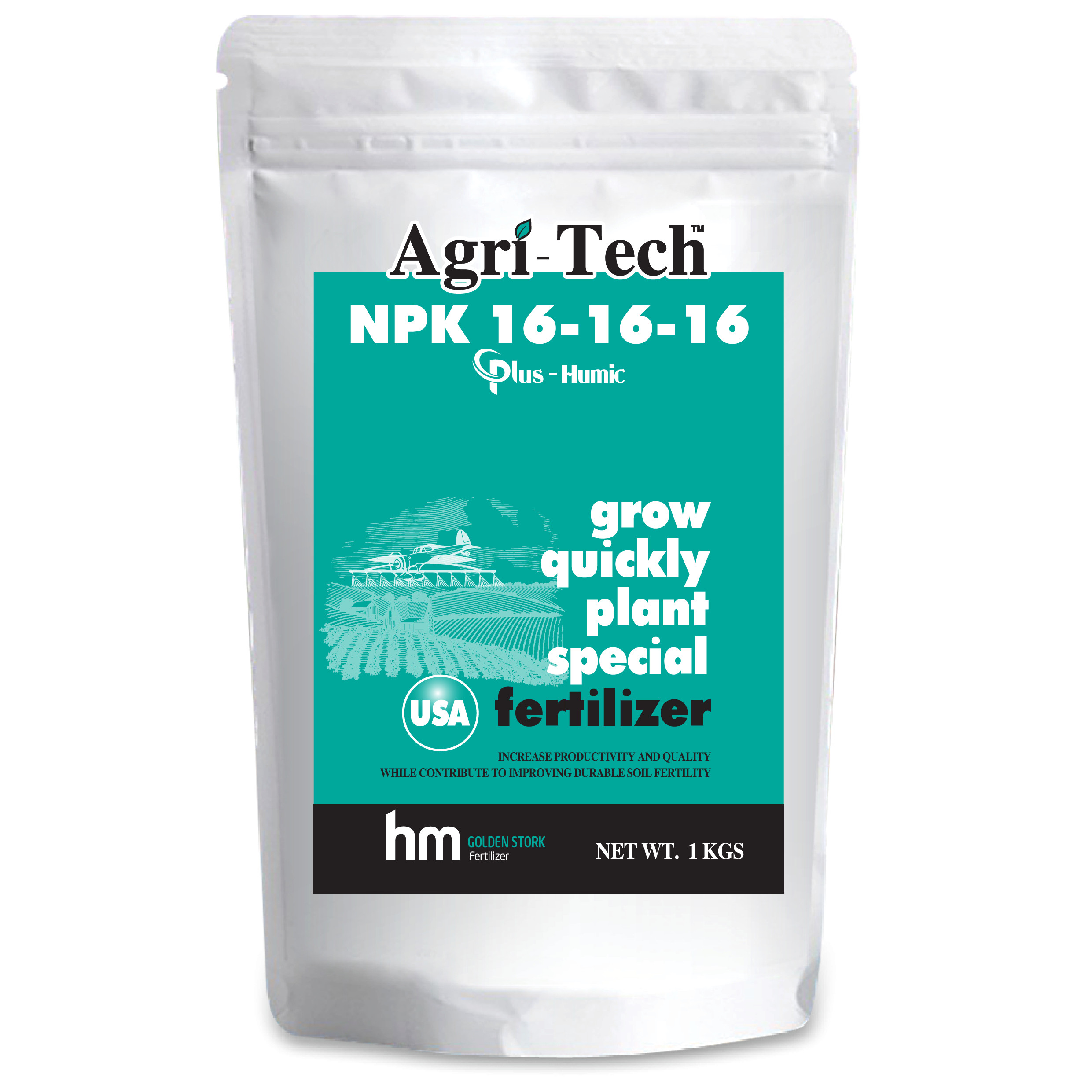 Phân bón Agri-tech NPK 16-16-16