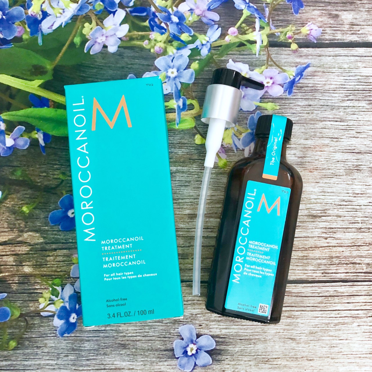 Tinh dầu Moroccanoil dưỡng bóng mượt phục hồi tóc hư tổn 100ml - Hàng chính hãng