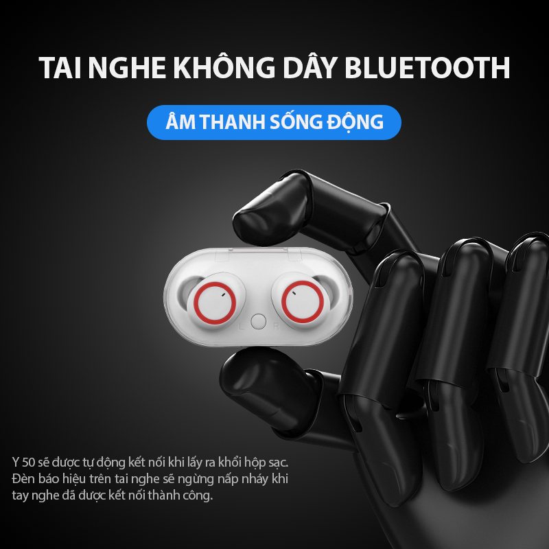 | Xuất Khẩu Mỹ - Nghe 12-15h | - Tai Nghe Bluetooth Không Dây - The Deosd C1-Y50/X3S - Hàng Chính Hãng