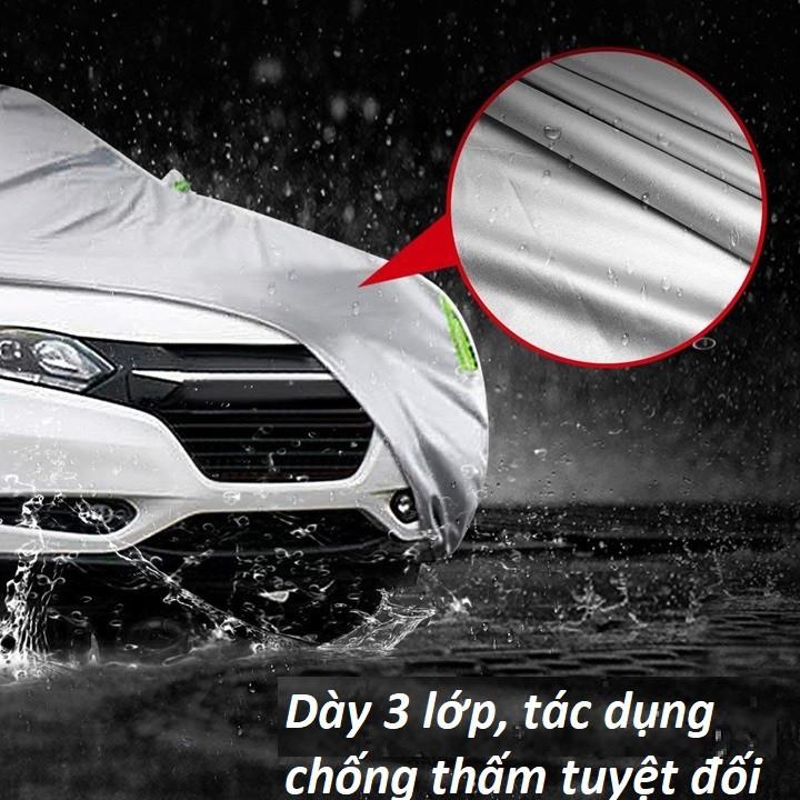 BẠT PHỦ Ô TÔ DÀY 3 LỚP CHỐNG NÓNG, CHÁY, TIA UV, TRẦY XƯỚC, CHO XE BÁN TẢI FORD RANGER, Mazda , D-MAX, NAVARA, MITSU