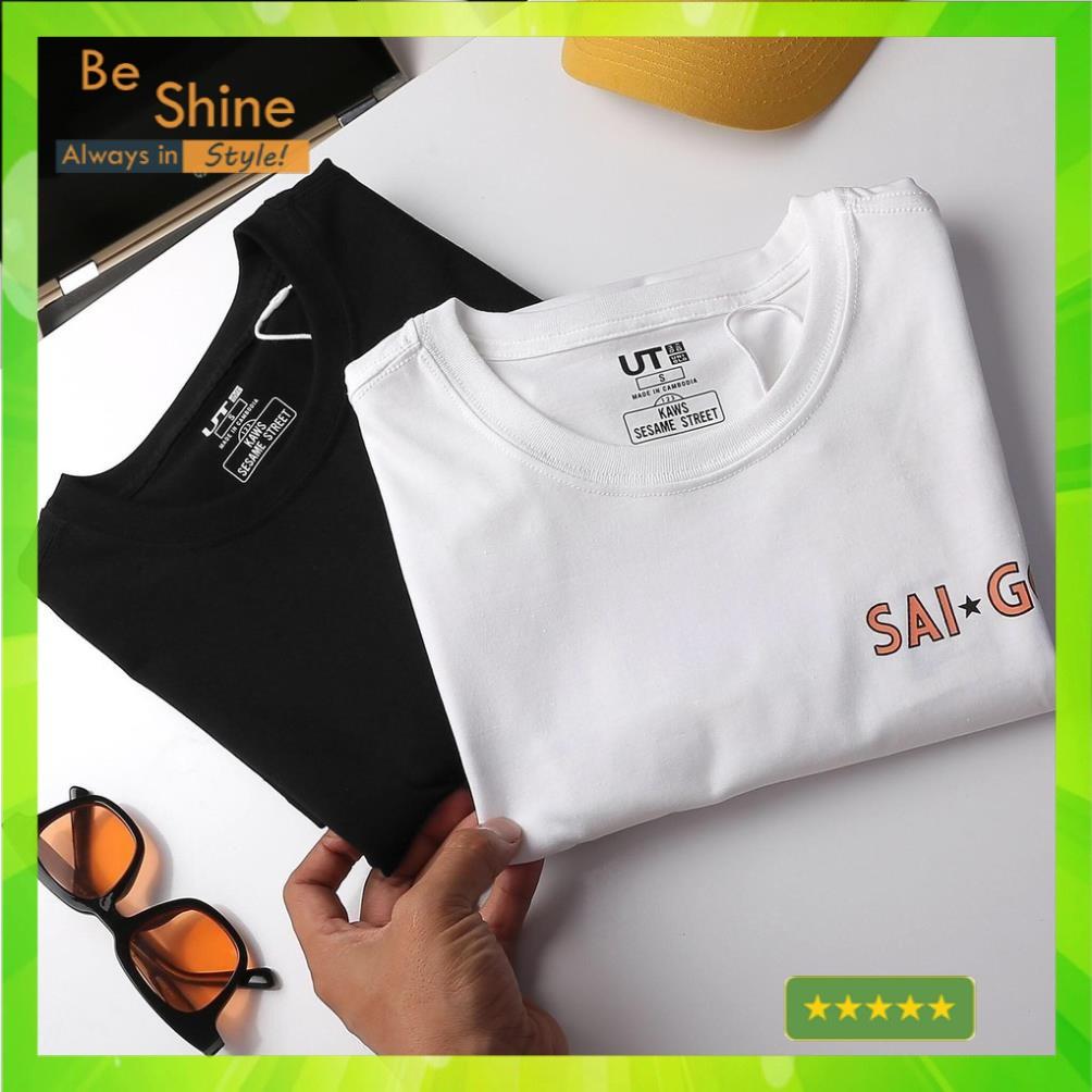 Áo thun saigonese tay lỡ unisex , Áo phông tay lỡ form rộng in hình local brand
