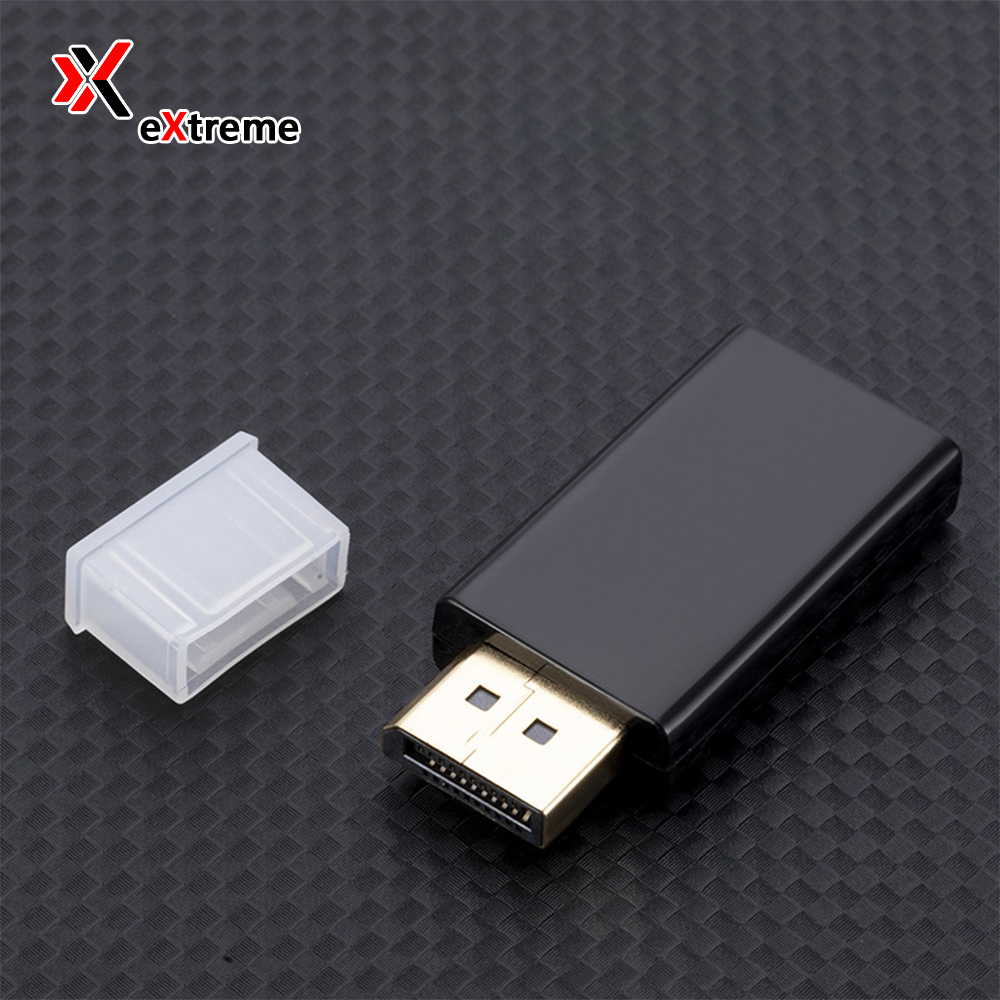 Bộ Chuyển Đổi eXtreme HL9101 DisplayPort DP To HDMI 4K Cho Màn Hình Máy Chiếu Laptop PC TV PS5 - Hàng chính hãng