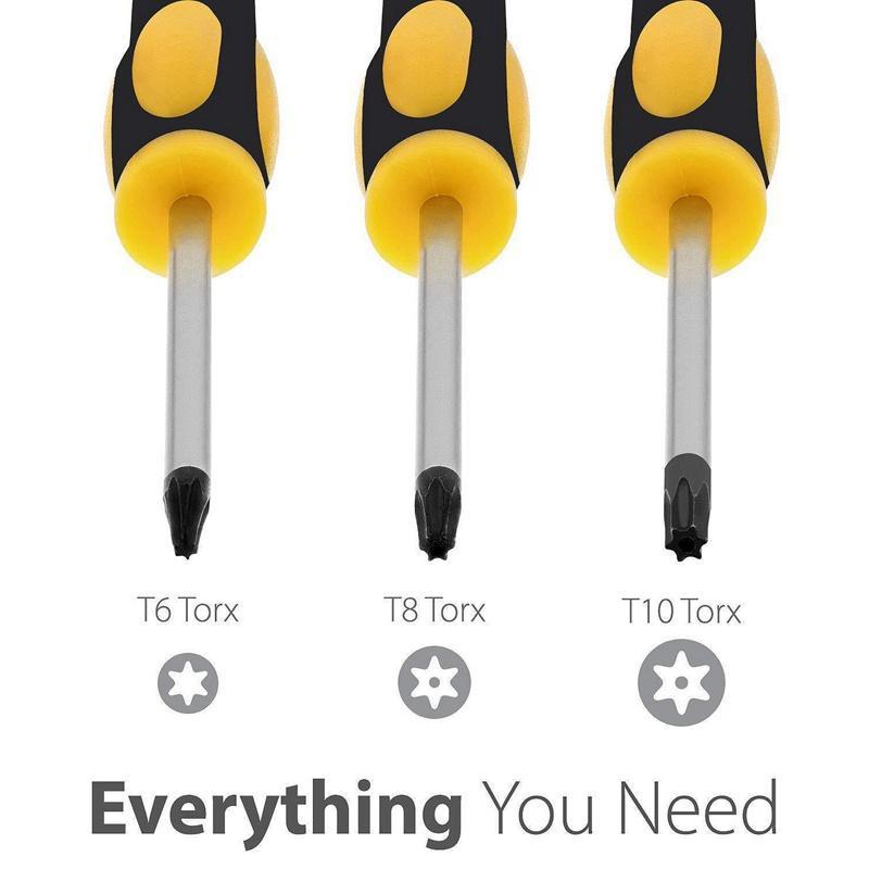 Set 8 Tua Vít Torx T8 T6 T10 H35 Sửa Chữa Cho Xbox One Xbox 360 PS3 PS4