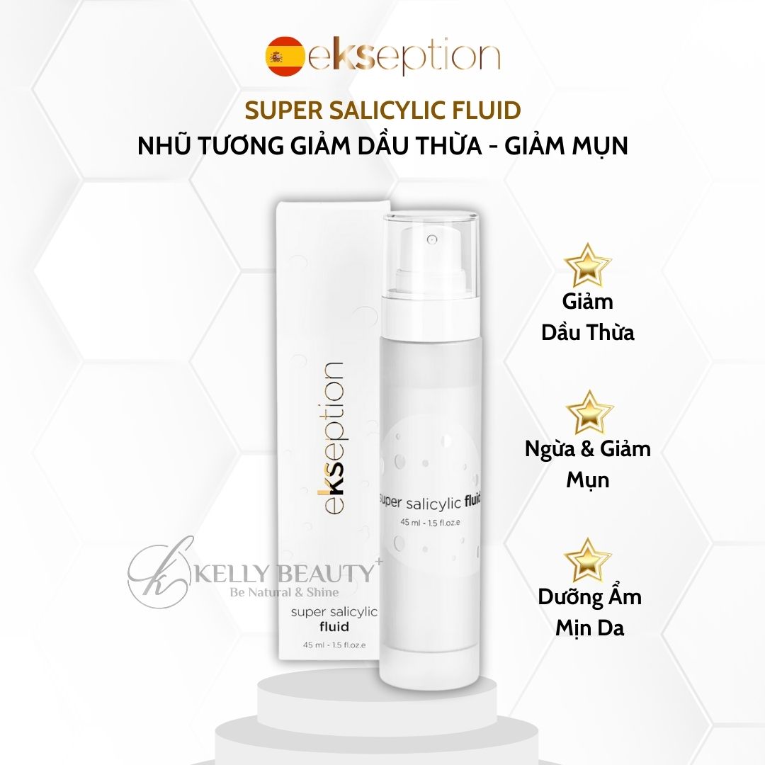 Nhũ Tương Giảm Dầu Thừa và Giảm Mụn ekseption Super Salicylic Fluid | Kelly Beauty