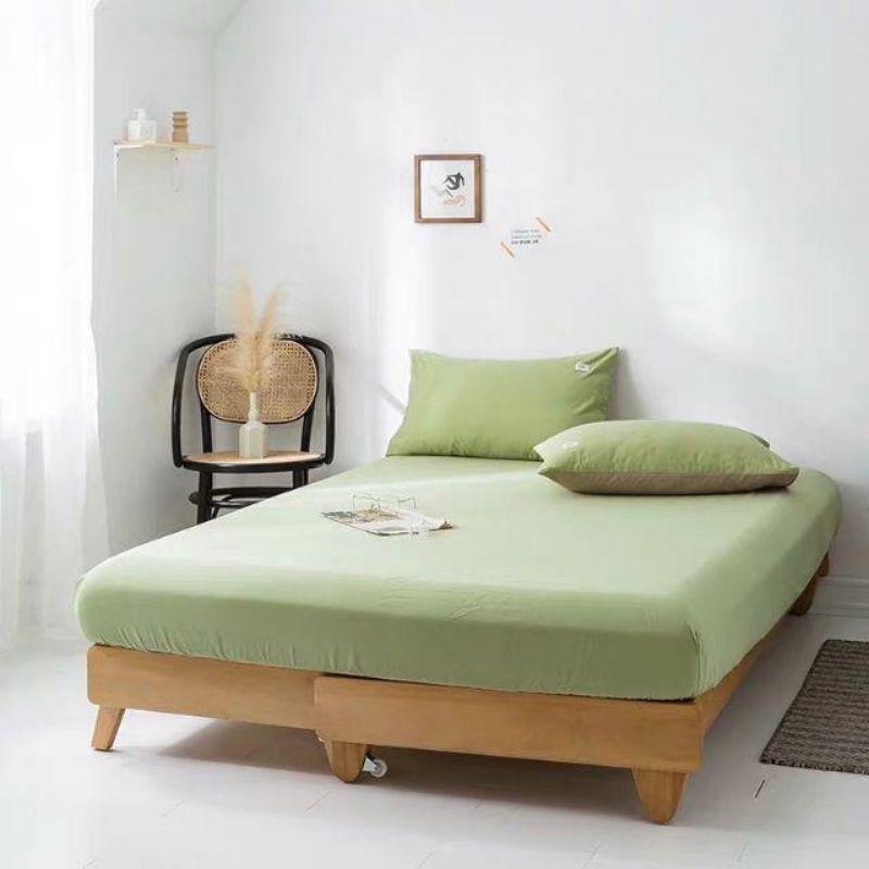Ga Giường Cotton Tici Nhập Khẩu Phong Cách Hàn Quốc, Nhiều Màu, Đủ Size
