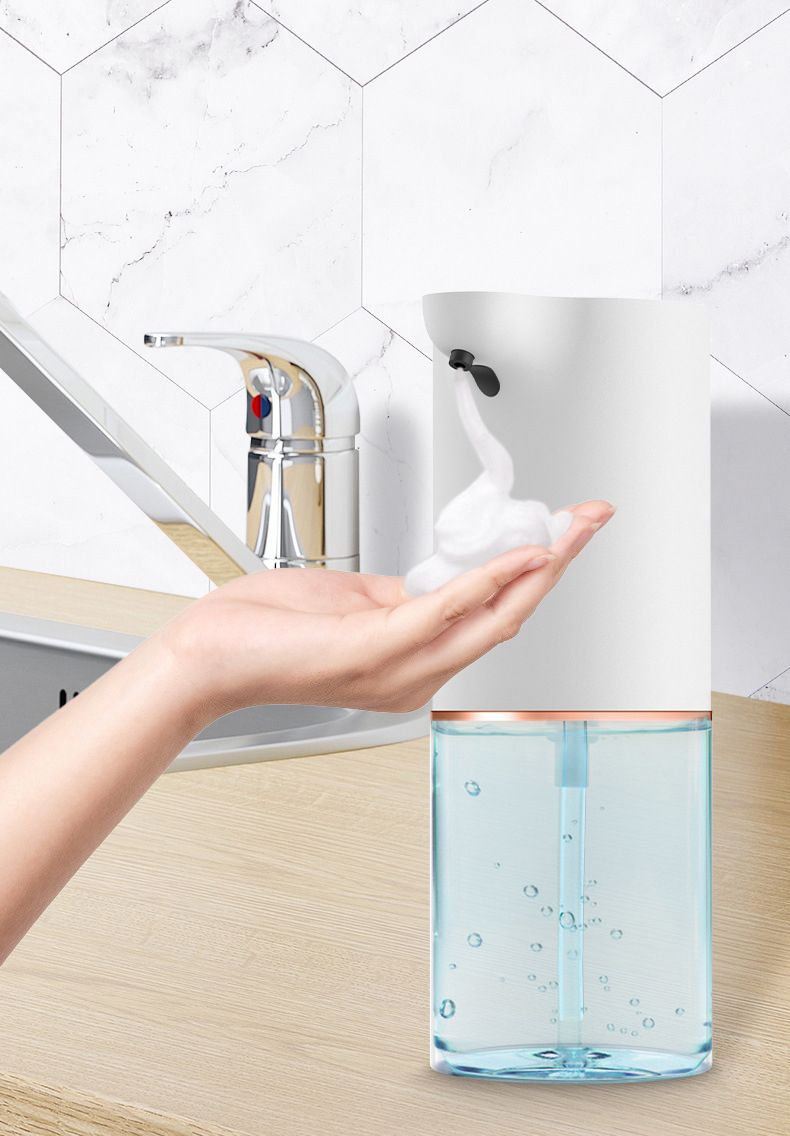 Máy rửa tay cảm biến máy rửa tay tạo bọt tự độn Dùng Pin Tiện Lợi Tránh Tiếp Xúc, Máy Nhả Xà Phòng