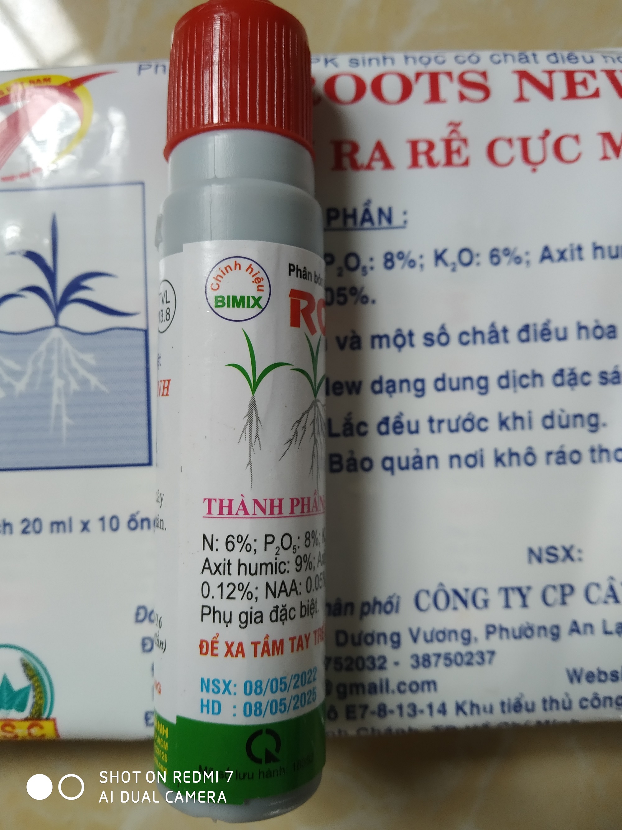 Dung dịch siêu ra rễ cực mạnh Bimix Roots New - chai 20ml