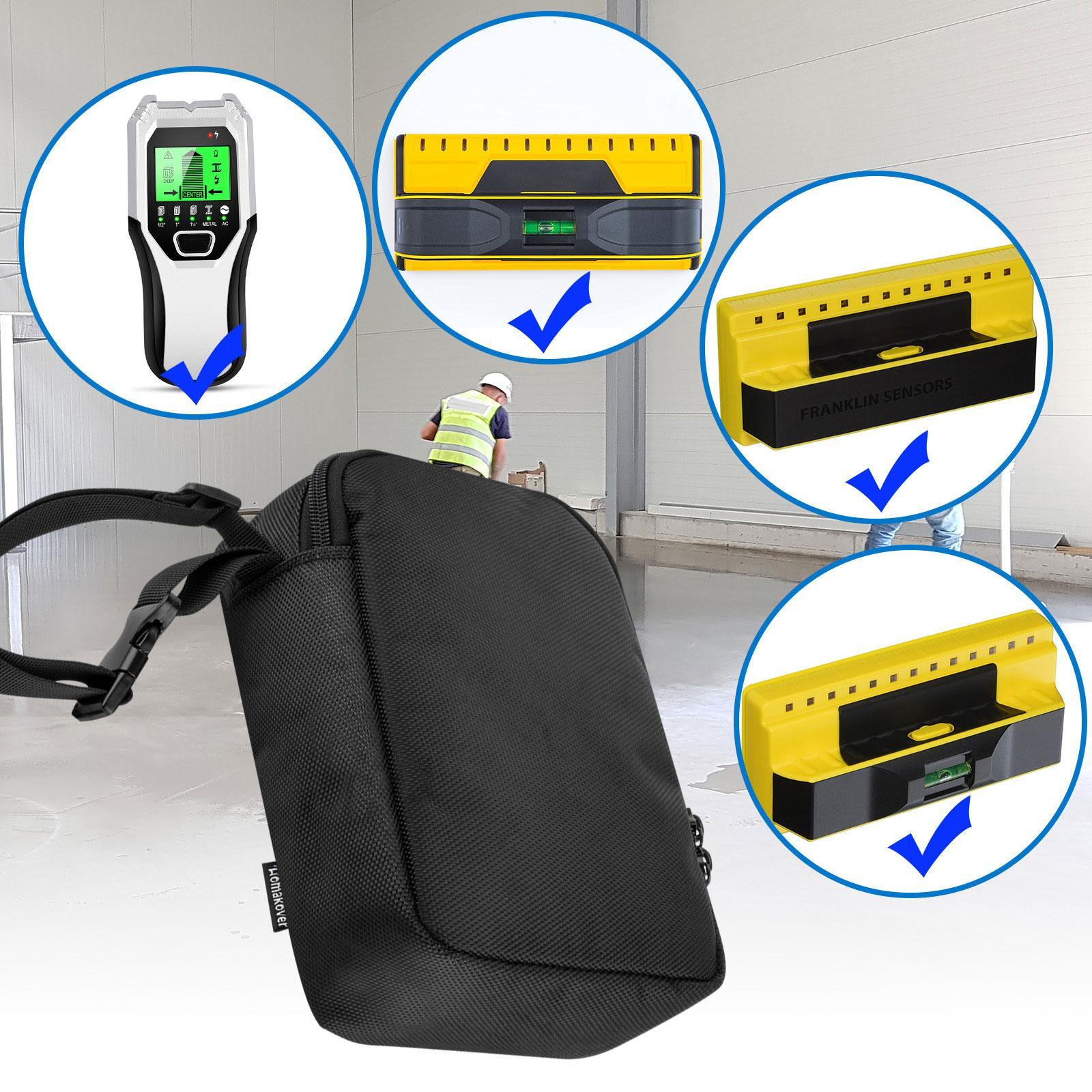 Storage Bag Digital Multimeter Carrying Case Multifunction Nylon Pouch Black