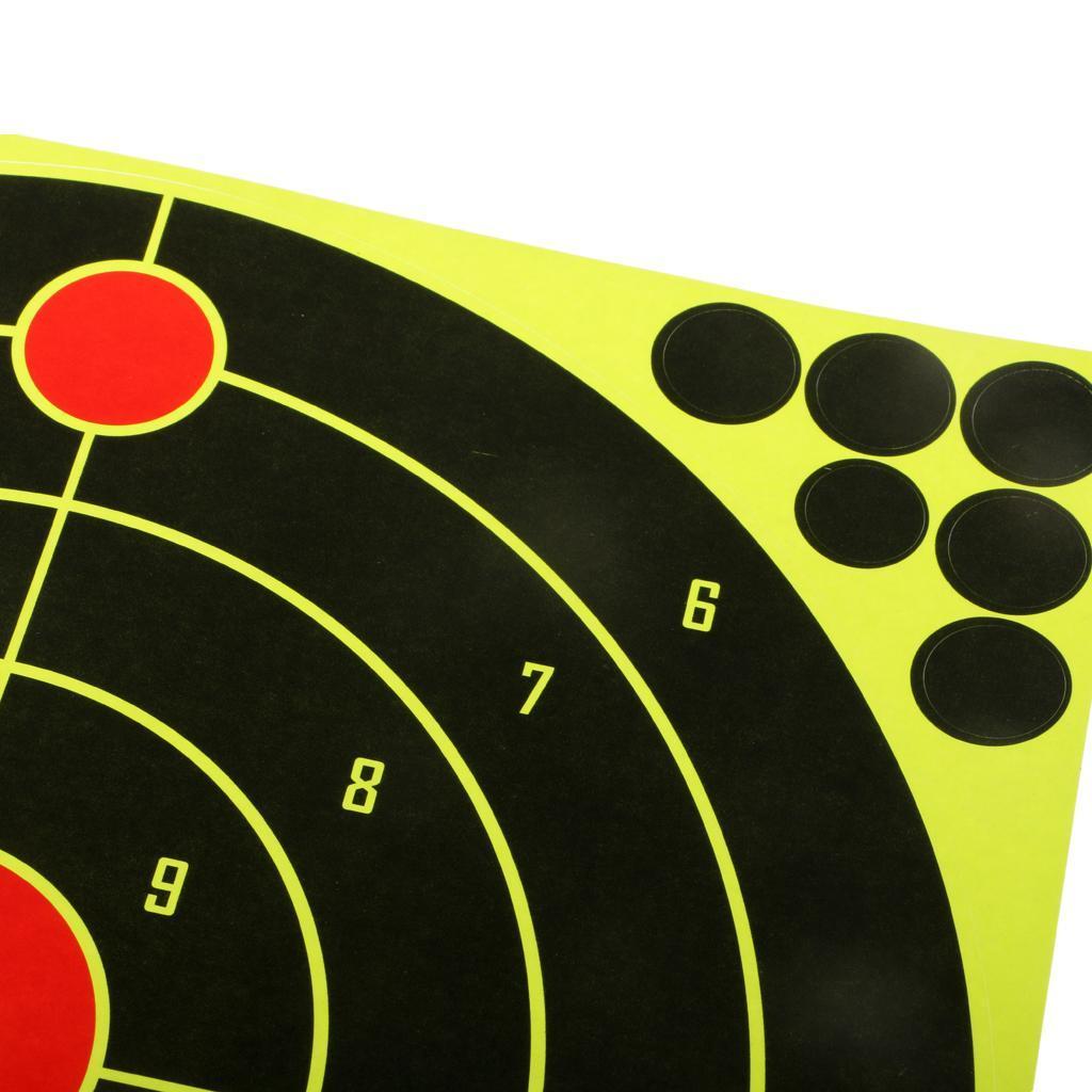 20 Pieces of Reactive Targets, Shooting Training Practice Target Stickers