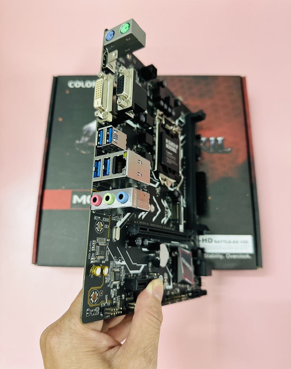 Bo Mạch Chủ (Mainboard) Colorful BATTLE-AX B360M-HD PRO V20 - HÀNG CHÍNH HÃNG