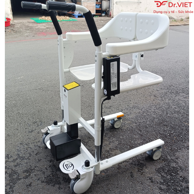 Xe di chuyển bệnh nhân LUCASS ECLIP X2 Chính hãng- Hỗ trợ việc đi lại cho người bệnh, có bô vệ sinh