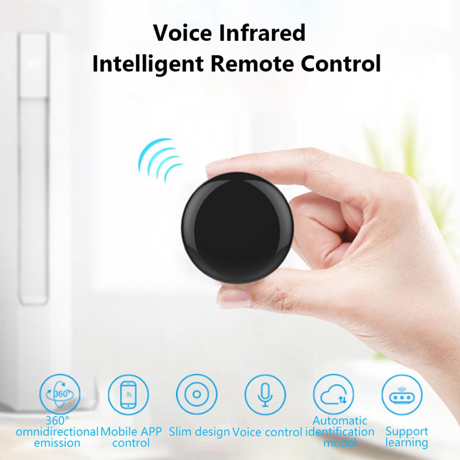 IR Remote Control for Alexa Google Home for TV DVD AC STB etc 6.4cm round