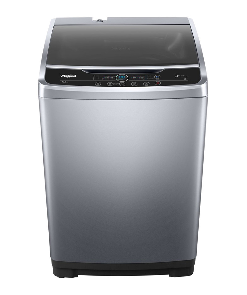 Máy Giặt Lồng Đứng Whirlpool STAINCLEAN 10.5KG BẠC VWVC10502FS - Hàng Chính Hãng