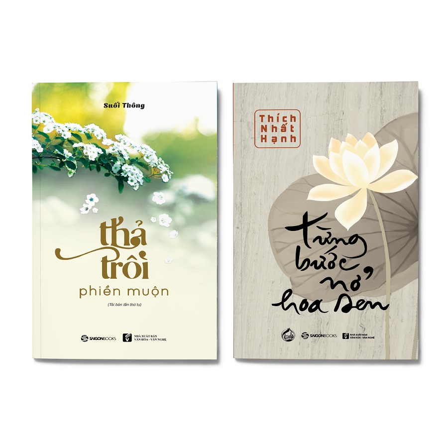 Combo 2 cuốn: Từng Bước Nở Hoa Sen + Thả Trôi Phiền Muộn