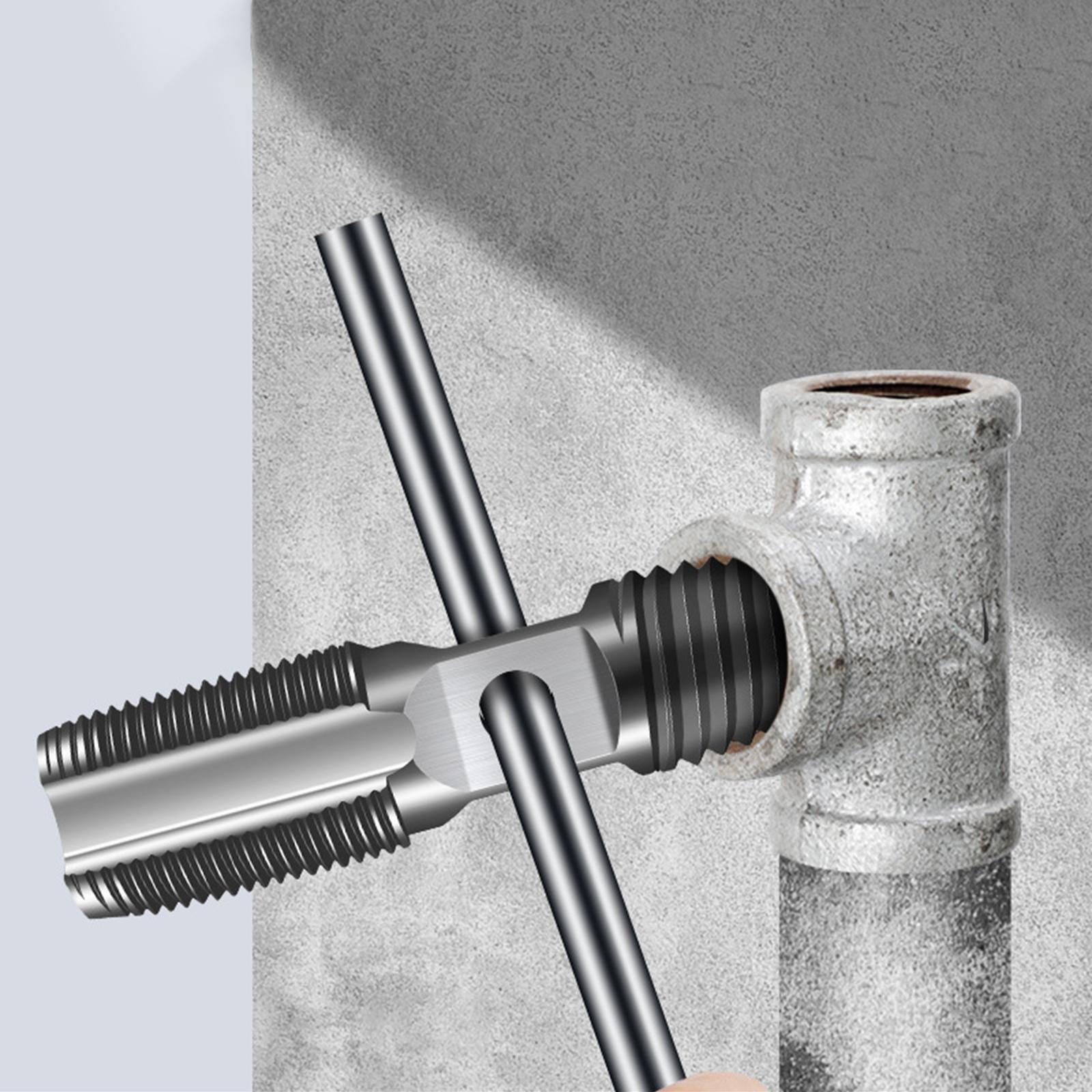 Screw Bolt Extractor, Double Head Damaged Screw Broken Blot Removal Tool for Pipes Valve Faucet