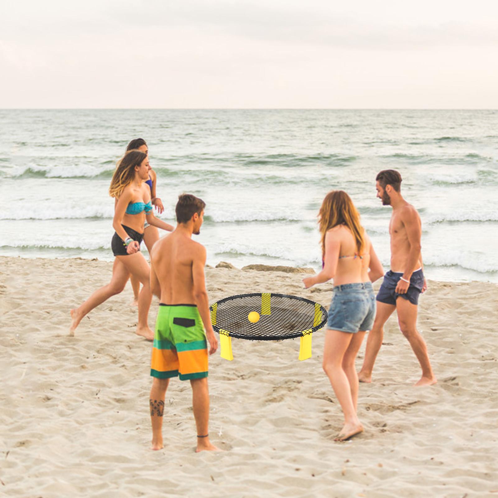 Bộ Trò Chơi Bóng Chuyền Bãi Biển Mini
