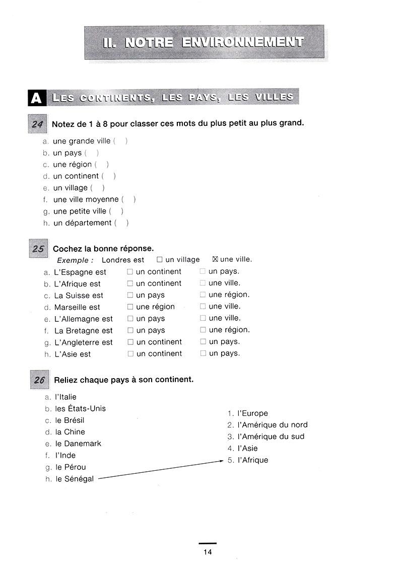 450 Nouveaux Exercices - Vocabulaire Niveau débutant