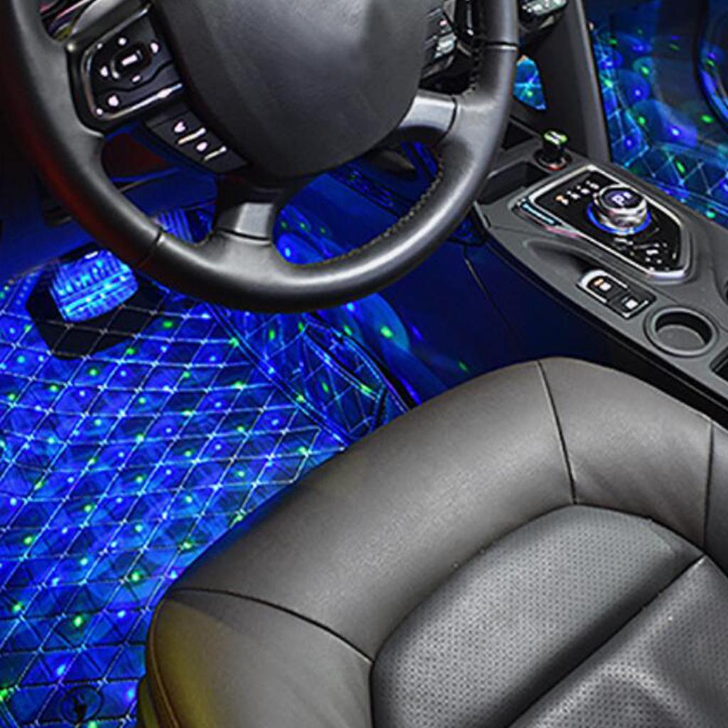 4-In-1 Auto Car LED Lamp Light Interior Footwell Neon Lamp Accessories