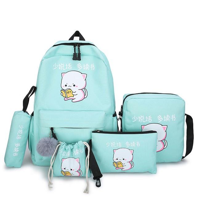 Set cặp 4 món đi học đẹp
