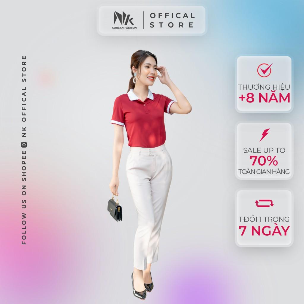 Quần Tây Nữ Công Sở NK FASHION Dáng Baggy Ôm Lưng Cao Cho Nữ NKQU2103005