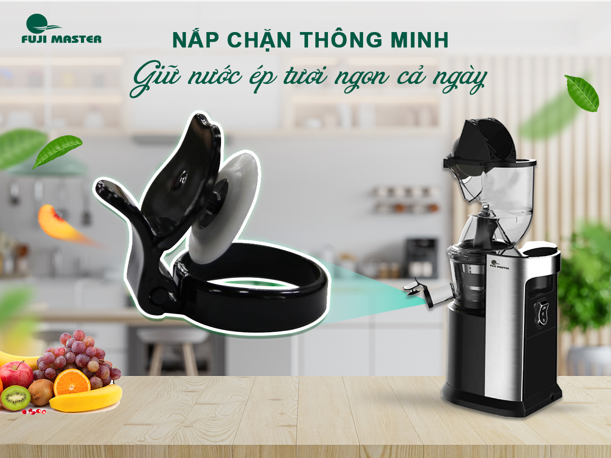 Máy Ép Chậm Trái Cây Chính Hãng Fuji Master FJM-2822 - Hàng chính hãng