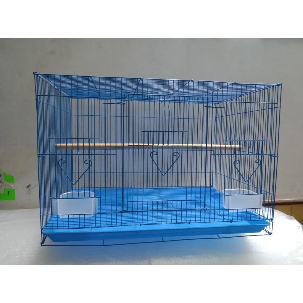 LỒNG 60x40 CHO CHIM,YẾN PHỤNG,LB,COCKATEIL (có 3 màu xanh,cam,hồng có thể thay đổi theo kho của shop)