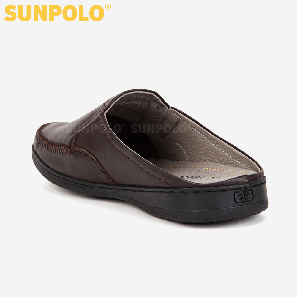 Dép Sapo Nam Da Bò SUNPOLO SPO196