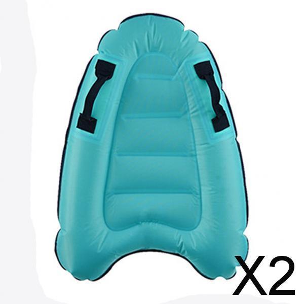 2xInflatable Swimming Aids Paddle Board Surfboard Summer Beach Pool Bodyboards