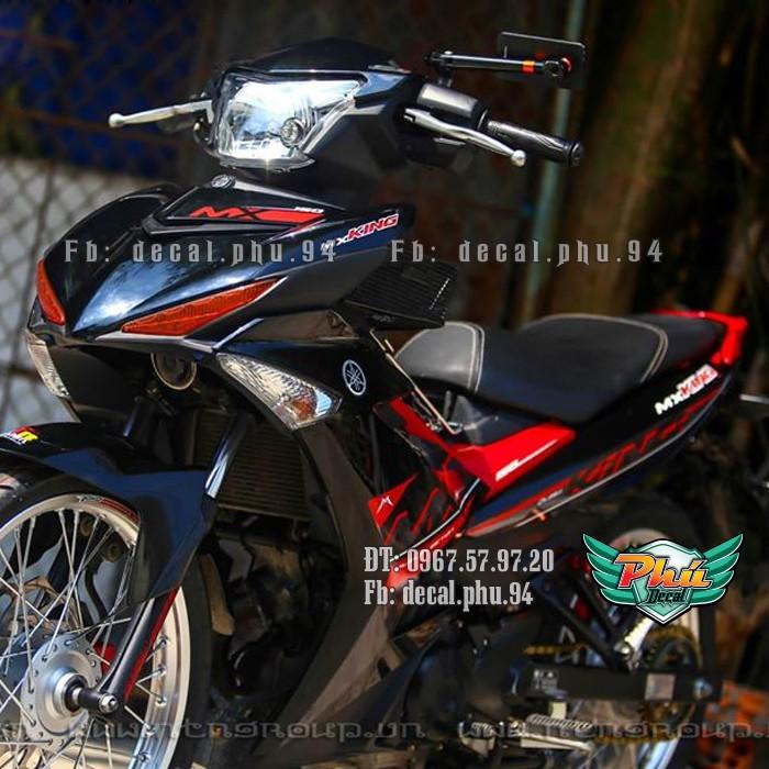 Tem rời EX 135 MX King đen đỏ