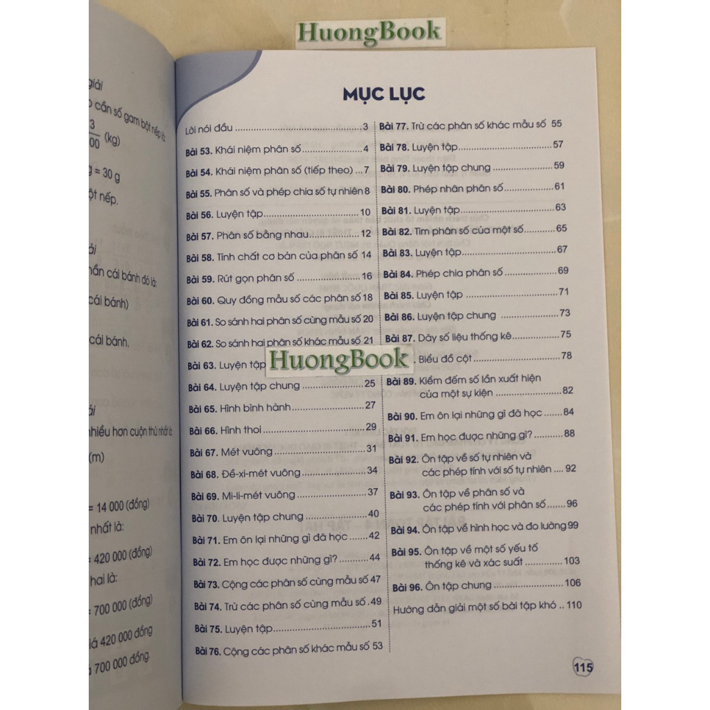 Sách - Bài tập toán 4 - tập 2