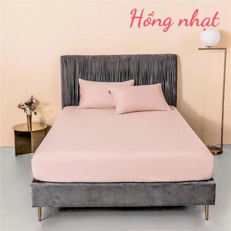 Set Ga Gối Lụa Tencel 60s Hàng Nhập Khẩu Cao Cấp 3 Món với 17 tông Màu Sang chảng