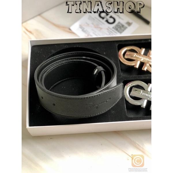 SET BỘ THẮT LƯNG DA NAM CAO CẤP DÂY LƯNG DÂY NỊT 2 MẶT HÌNH ĐẸP SANG TRỌNG