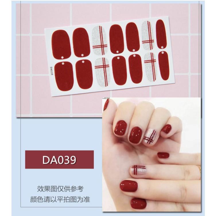 Dán móng tay 3D Korean Style Fashion nail sticker loại tốt