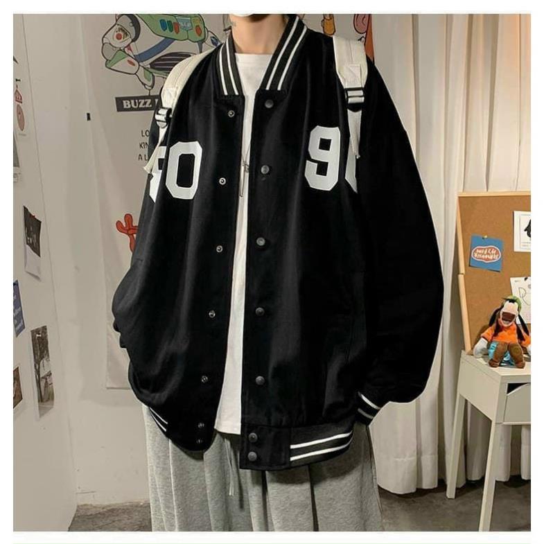 Áo khoác Bomber dù HD90 form rộng 2 lớp nam nữ Unisex siêu duyên KMG