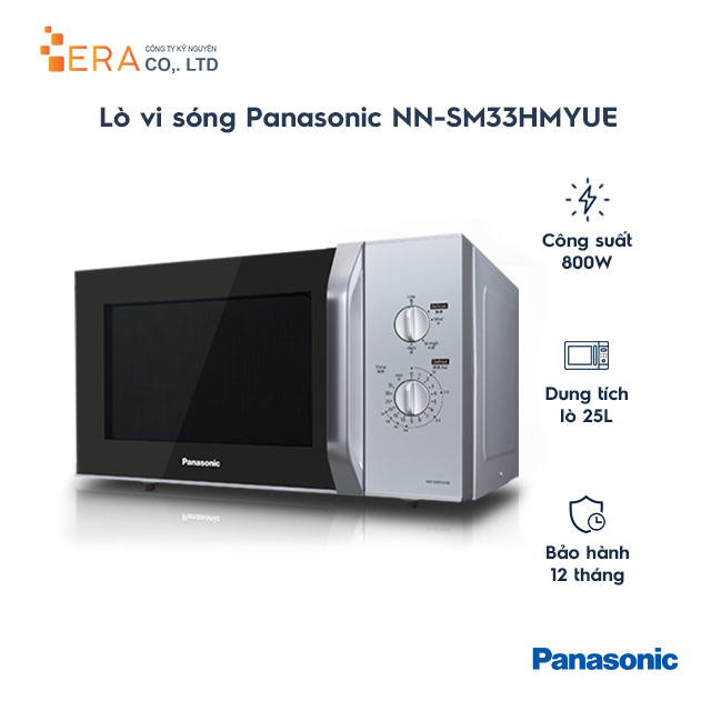 Lò Vi Sóng Panasonic NN-SM33HMYUE (800W) - Hàng Chính Hãng