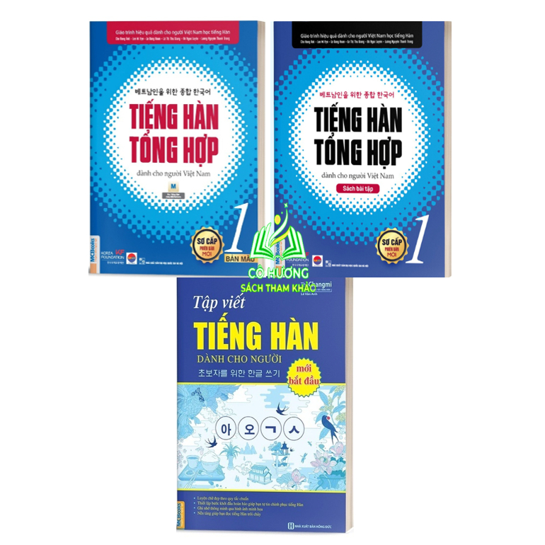 Sách - Tập viết Tiếng Hàn Tổng Hợp Dành cho Người Việt Nam Sơ Cấp 1 Phiên bản mới (MC)