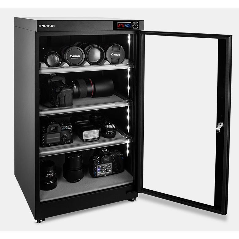 Tủ chống ẩm 100 lít, Andbon DS-105S (Khả năng bù ẩm) -(New model 2022), Hàng chính hãng