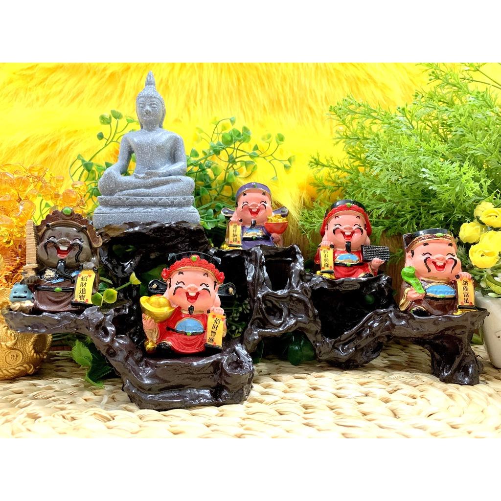 Phật Thích Ca cùng Ngũ Công Thần Tài tọa Đế 6 chân