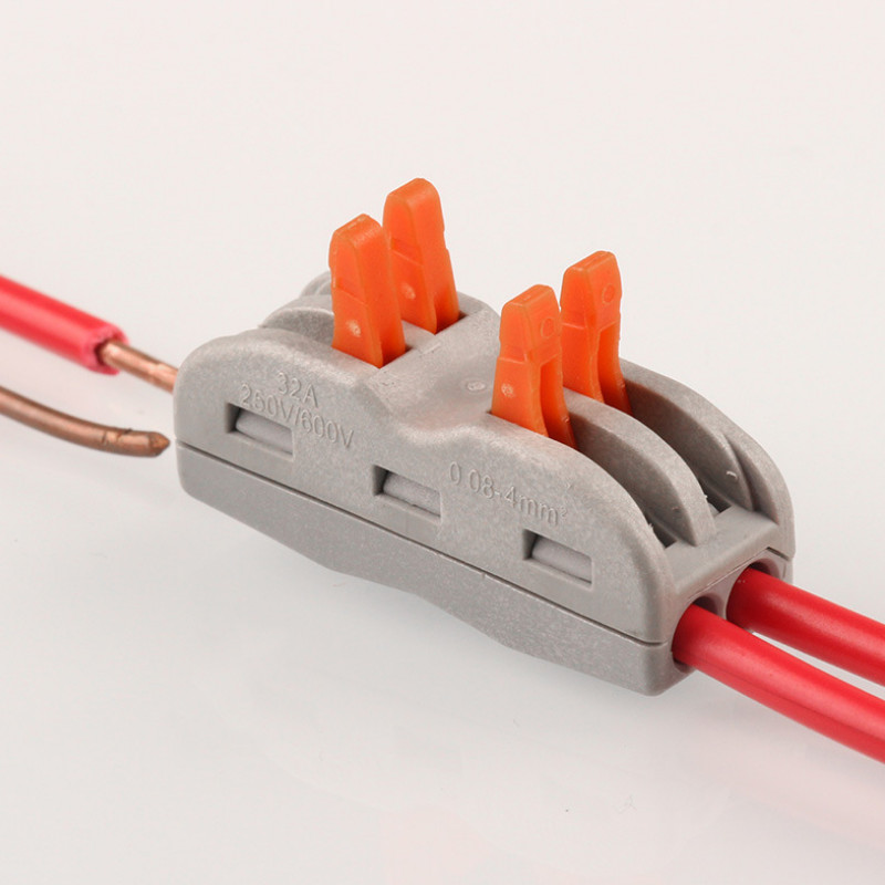 Bộ 10 Cút nối dây điện nhanh 2 đầu 4 cổng KV774-4P2