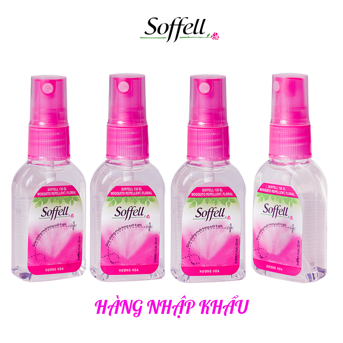 [COMBO 4] PHUN SƯƠNG XUA MUỖI SOFFELL - 30 ML