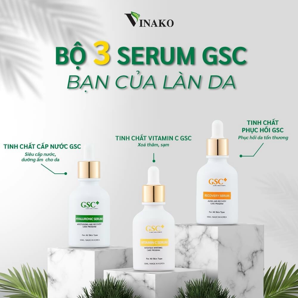 Tinh Chất Phục Hồi Da GSC Recovery Serum 50ml