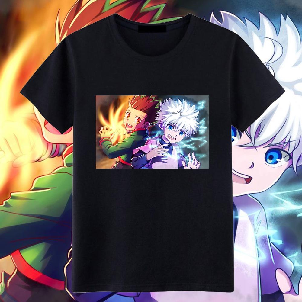 Áo Thun Tay Ngắn In Hình Hunter X Hunter Killua Zoldyck GON Hisoka unisex nam nữ độc đẹp giá rẻ cực HOT