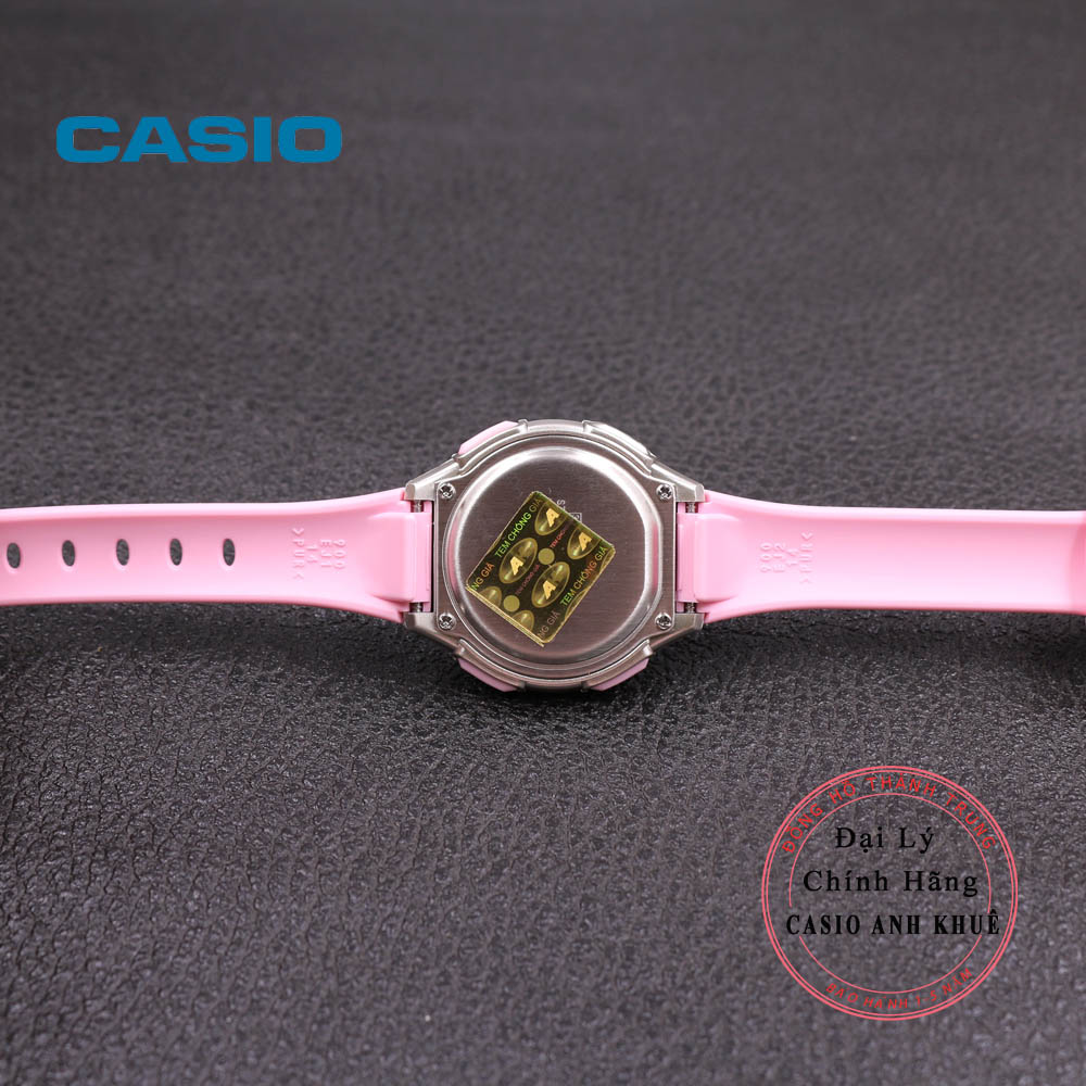 Đồng Hồ Nữ Dây Cao Su Casio LW-203-4AVDF (34.6mm)