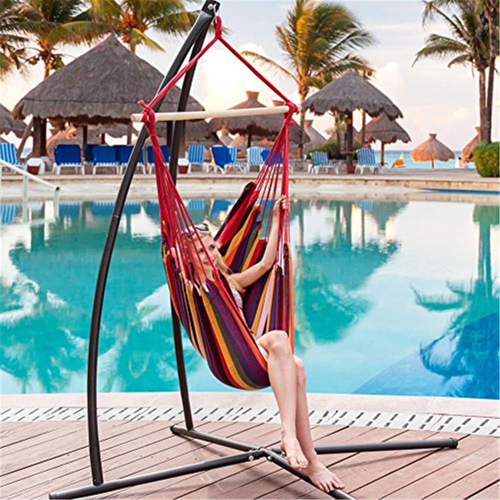 Di Động Du Lịch Cắm Trại Treo Võng Treo Giường Nhà Phòng Ngủ Đầm Ngủ Ghế Lười Vườn Võng Ngoài Trời